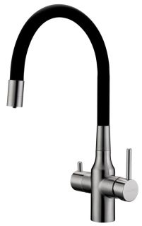 Смеситель для кухни Paulmark Salix Sa213419-NI никель